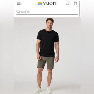 Vuori Fleet Performance Short Men's Medium Stretch Wicking Drawcord Comfort V386